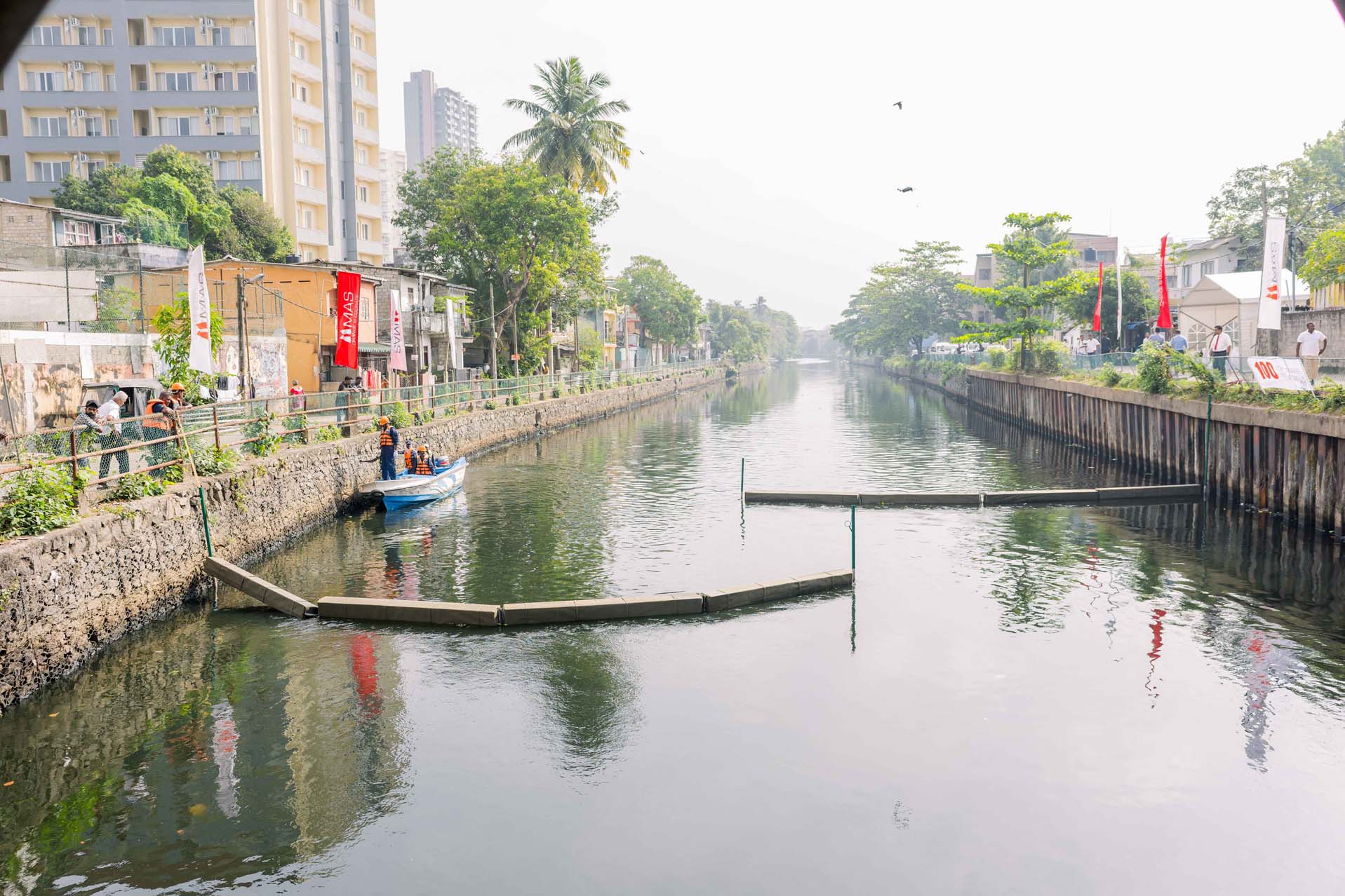 MAS Foundation for Change Leads a National Effort with 100 OCEAN STRAINER™ to Clean Floating Waste from Sri Lanka’s Waterways